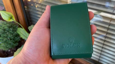 rolex green pouch|bagets for rolex watch.